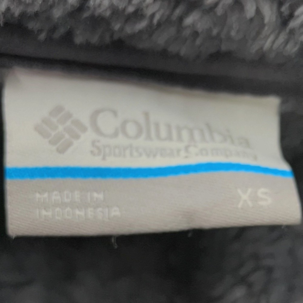 Columbia Womens Fire Side II Sherpa Fleece Jacket Gray Full Zip AL9504 XS - Picture 3 of 4